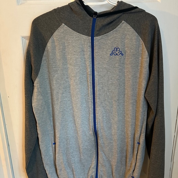 Kappa lightweight men’s zipper front hooded sweater size large - Picture 1 of 3